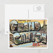 De groeten van het Briefkaart van Grand Canyon Ari (Voorkant / Achterkant)