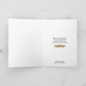 De Groeten van het Dalmatische Seizoen van Feestdagen Kaart (Binnen)