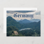 De groeten van het Duitse Briefkaart Hohenschwanga (Voorkant / Achterkant)