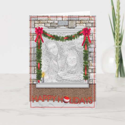 De Groeten van het huis Feestdagen Kaart (Voorkant)