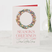 De groeten van het kruideniersseizoen feestdagen kaart (Voorkant)