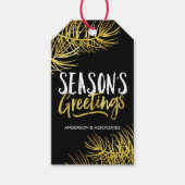 De Groeten van het moderne Seizoen Gift Labels Cadeaulabel (Voorkant)