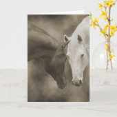 De Groeten van het paard Kaart (Gele Bloem)