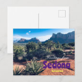 De groeten van het Schilderachtig Briefkaart Sedon (Voorkant / Achterkant)