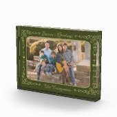 De Groeten van het seizoen Aangepaste Foto & Naam  (Rechts)