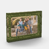 De Groeten van het seizoen Aangepaste Foto & Naam  (Links)