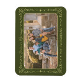 De Groeten van het seizoen Aangepaste Foto & Naam  Magneet (Verticaal)