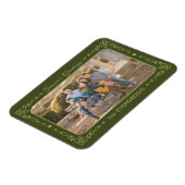 De Groeten van het seizoen Aangepaste Foto & Naam  Magneet (Linkerzijde)