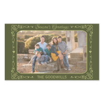 De Groeten van het seizoen Aangepaste Foto & Naam 