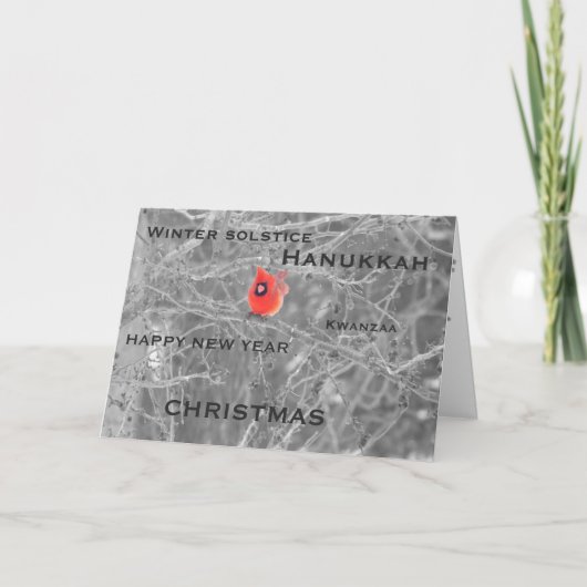 De Groeten van het seizoen, de Kaart van de (Voorkant)