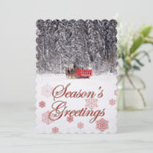 De Groeten van het seizoen - de ritten van de Ar Feestdagenkaart (Staand voorkant)