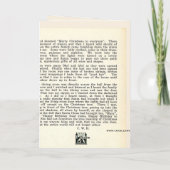 De Groeten van het seizoen Feestdagen Kaart (Achterkant)