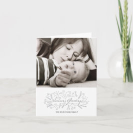 de groeten van het seizoen feestdagen kaart