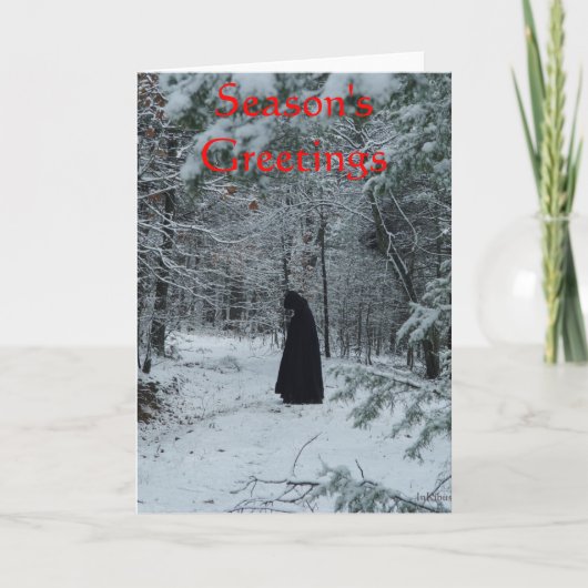 De Groeten van het seizoen Feestdagen Kaart (Voorkant)