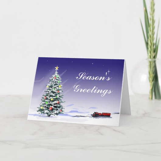 De Groeten van het seizoen Feestdagen Kaart (Voorkant)