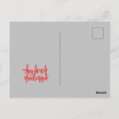 De Groeten van het seizoen - typografie - uw foto Briefkaart (Achterkant)