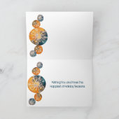 De Groeten van het Seizoen van de sneeuwvlok Feestdagen Kaart (Binnen)