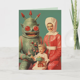 De groeten van het seizoen van onze familie feestdagen kaart