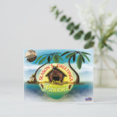 De Groeten van het seizoen van Panama Feestdagenkaart (Staand voorkant)