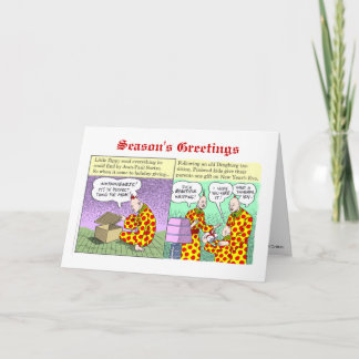 De Groeten van het seizoen van Zippy Feestdagen Kaart