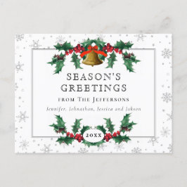 De groeten van het Witte Seizoen Klassieke  Geen F Feestdagenkaart