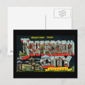 De groeten van Jefferson City Missouri Briefkaart (Voorkant / Achterkant)
