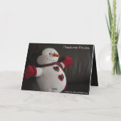 De Groeten van Kerstmis Feestdagen Kaart (Achterkant)