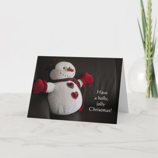 De Groeten van Kerstmis Feestdagen Kaart (Voorkant)