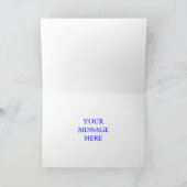 DE GROETEN VAN KERSTMIS FEESTDAGEN KAART (Binnen)