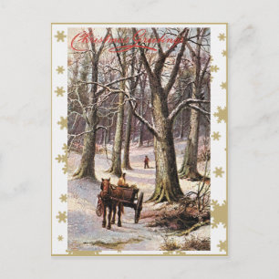 DE GROETEN VAN KERSTMIS FEESTDAGENKAART