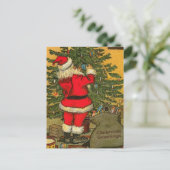 De Groeten van Kerstmis Feestdagenkaart (Staand voorkant)