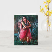 De Groeten van Krishna van Radha Kaart (Gele Bloem)