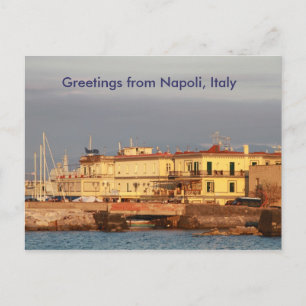 De groeten van Napoli, Italië Briefkaart