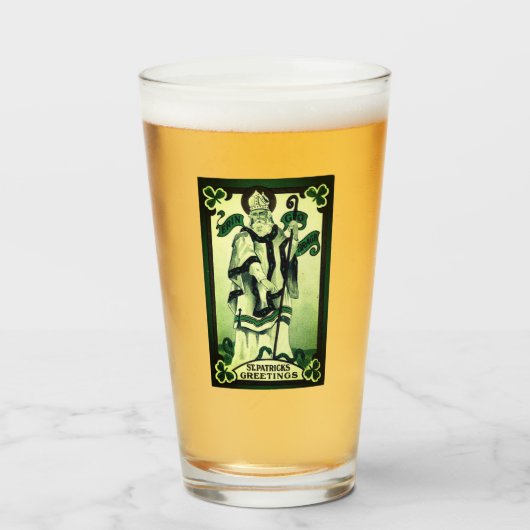 De groeten van Patrick (Erin Go Braugh) Glas (Voorkant gevuld)