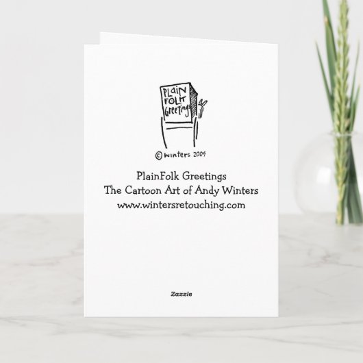 De Groeten van PlainFolk van het Baby van Kaart (Achterkant)