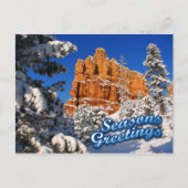 De Groeten van seizoenen Feestdagenkaart (Voorkant)