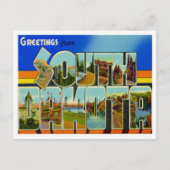 De Groeten van South Dakota uit de VS Briefkaart (Voorkant)