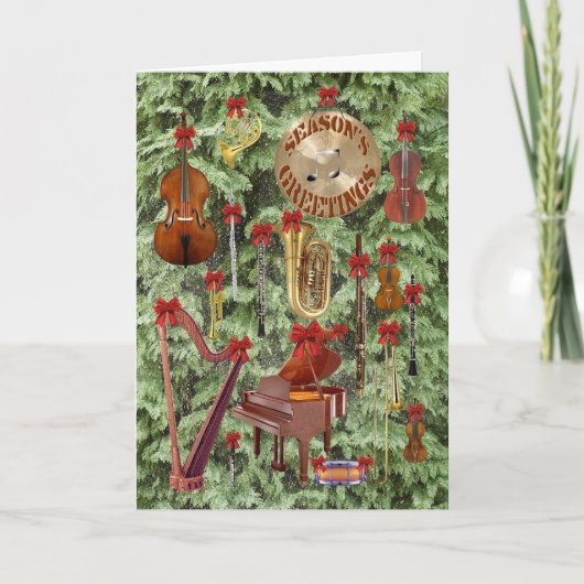 De Groeten van Symphonic Seizoen Feestdagen Kaart (Voorkant)