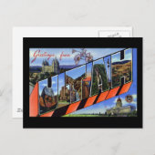 De groeten van Utah Briefkaart (Voorkant / Achterkant)