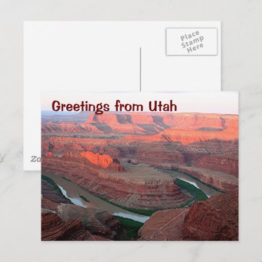 De groeten van Utah: State Park 3 Briefkaart (Voorkant / Achterkant)
