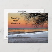 De groeten van Wisconsin Briefkaart (Voorkant / Achterkant)