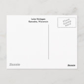 De groeten van Wisconsin Briefkaart (Achterkant)
