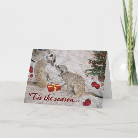 De Groeten van Zaphod en van het Seizoen Monkulus Feestdagen Kaart (Voorkant)