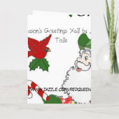 De Groeten Ya van het seizoen zullen Feestdagen Kaart (Achterkant)