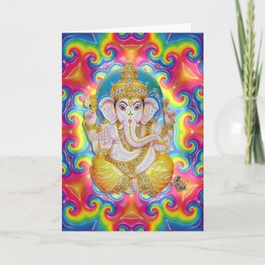 De groetenkaart van Ganesh Kaart (Voorkant)