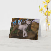 De groetenkaart van Theron Kaart (Gele Bloem)