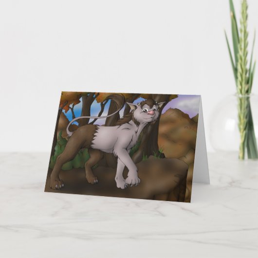 De groetenkaart van Theron Kaart (Voorkant)