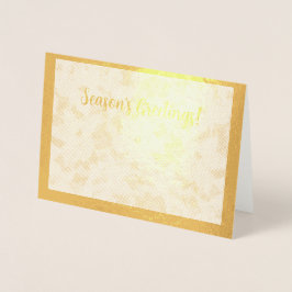 De Groetings Business Holiday van Elegant Season Folie Kaarten
