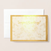 De Groetings Business Holiday van Elegant Season Folie Kaarten (Voorkant met envelop)