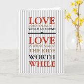 De Groetings Kaart - Liefde is wat... (Gele Bloem)